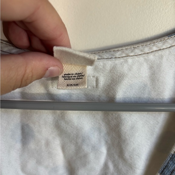 Billabong White and Blue Ruched Sundress - Picture 4 of 6